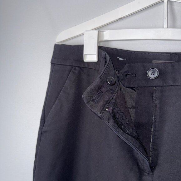 Loft Womens Black Straight Leg Pants Size 14 - Picture 3 of 5